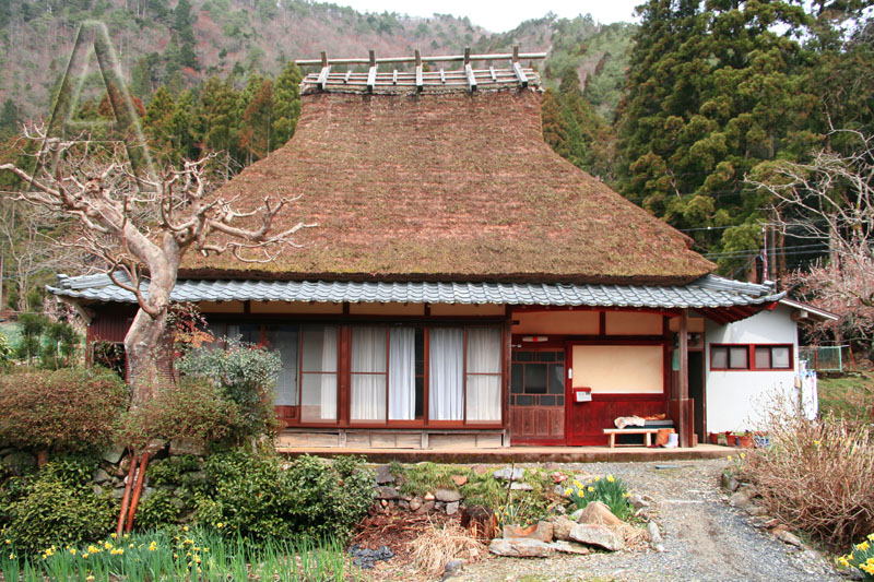 Traditionelles Haus in Miyama, Präfektur Kyoto