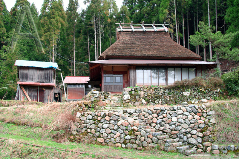 Traditionelles Haus in Miyama, Präfektur Kyoto