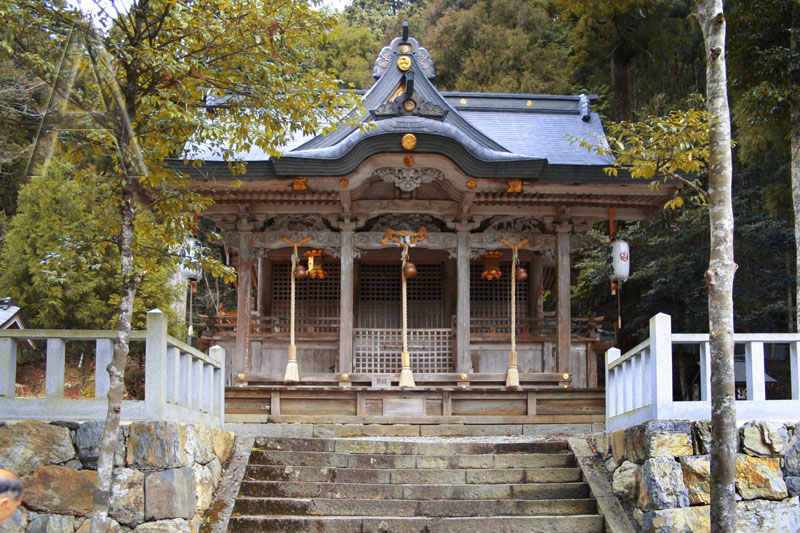Shinto Schrein in Miyama, Präfektur Kyoto