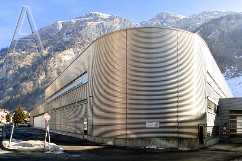 Industriehalle in Vals