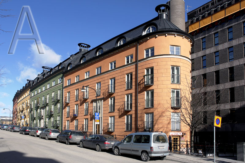 Wohnstrasse / Residential Street in Stockholm