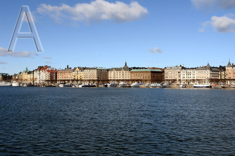 Stadtpanorama / panorama view of Stockholm